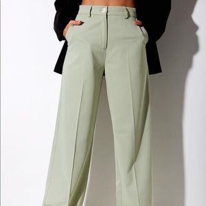 Green trousers